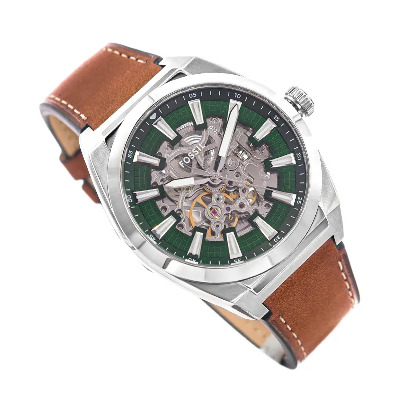 Fossil Everett Automatic Green Dial Men's Watch- ME3261